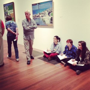 Diebenkorn Paintings and Bay Students