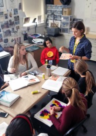 Dharma and the Painting 1B Students