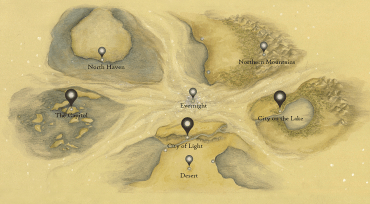 Full map of the world of the Children of Vasae'ah