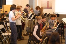 The San Francisco Friends School Band at Jazz Fest